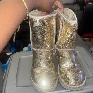 Sequin Gold Uggs